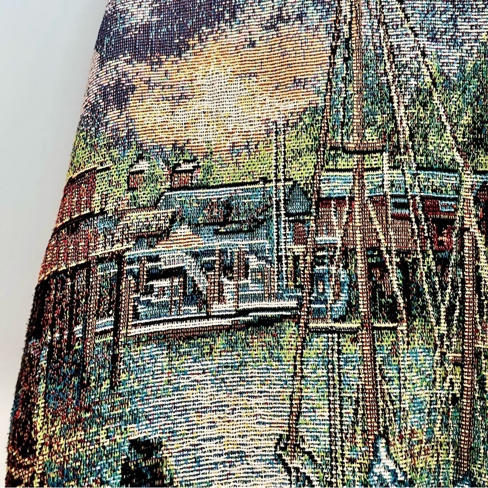 VTG Sugar Street Weavers Jacket Adult One Size AOP Tapestry 90’s Nicky Boehme - Picture 8 of 16